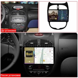Автомагнитола RedPower 2K 85409 4/64 ГБ для Peugeot 206 1998 - 2012 на Android 14.0