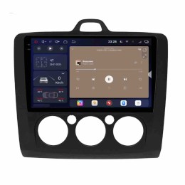 Автомагнитола RedPower 2K 85137BC 4/64 ГБ для Ford Focus, Mondeo, C-Max, Galaxy кондиционер чёрная на Android 14.0