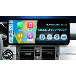 Штатная магнитола Farcar MB1007 8/128 ГБ для Mercedes-Benz GLK 2008-2012 NTG 4.0 12.3' на Android 13.0