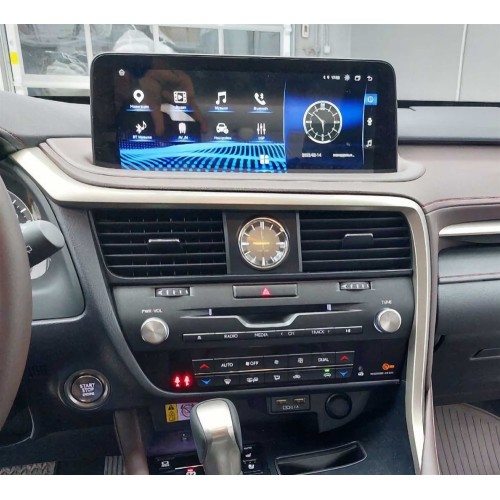 Штатная магнитола Farcar LXS6009 8/128 ГБ для Lexus RX 2020-2021 12,3" коричневый на Android 13.0
