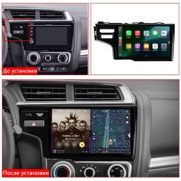 Автомагнитола RedPower 2K 85236 4/64 ГБ для Honda Fit III 2014 - 2020 на Android 14.0
