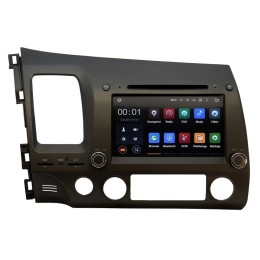 Штатная магнитола Ksize DVA-ZN7019 Honda Civic 4D 2006 - 2011 Android 6.0.1