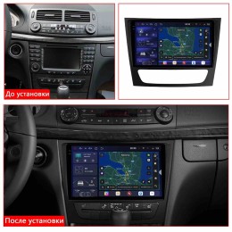 Автомагнитола RedPower 2K 85568 4/64 ГБ для Mercedes E-klasse (W211) 2002-2009 на Android 14.0