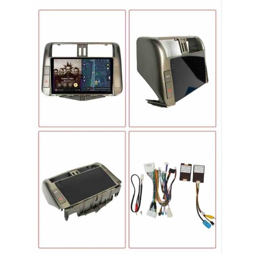 Автомагнитола RedPower 2K 85065GTOP 4/64 ГБ для Toyota Land Cruiser Prado 150 2009-2013 с штатной нави и 360 на Android 14.0