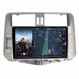Автомагнитола RedPower 2K 85065S 4/64 ГБ для Toyota Land Cruiser Prado 150 2009-2013 серебро на Android 14.0