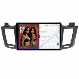 Автомагнитола RedPower 2K 85017B 4/64 ГБ для Toyota RAV4 (CA40) 2013-2019 чёрная на Android 14.0