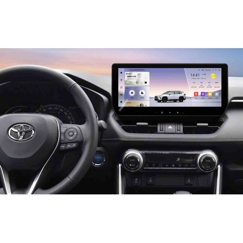 Штатная магнитола CarMedia YL-T1201 для Toyota RAV4 2019-2025 на Android 12.0