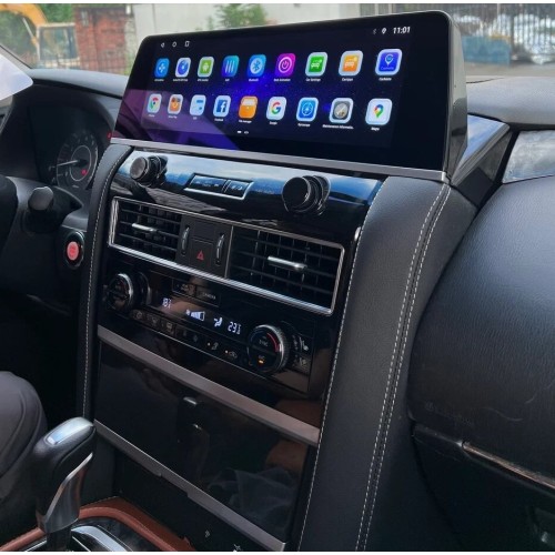Штатная магнитола CarMedia ZH-N1606 для Nissan Patrol (Y62) 2014-2019 на Android 12.0
