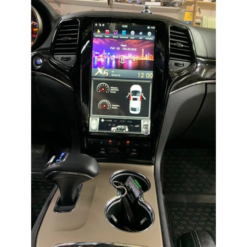 Штатная магнитола CarMedia ZF-1823B-GE для Jeep Grand Cherokee IV 2013-2022 Черная на Android 13.0