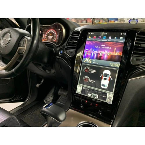 Штатная магнитола CarMedia ZF-1823B-GE для Jeep Grand Cherokee IV 2013-2022 Черная на Android 13.0