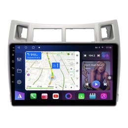 Магнитола Farcar HL3022M серебро (S500 PLUS) для Toyota Yaris, Vitz, Platz 2005-2012 на Android 13.0