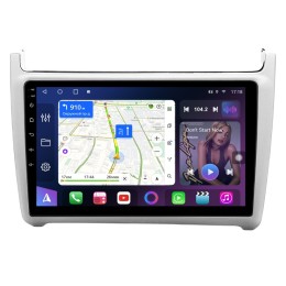 Магнитола Farcar HL910M серебро (S500 PLUS) для Volkswagen Polo 5 2009-2019 на Android 13.0