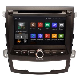 Штатная магнитола Ksize DVA-ZN7054 SsangYong new Actyon, Corando 2011-2013 Android 6.0.1