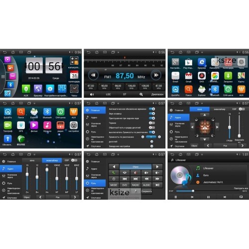 Штатная магнитола Ksize DVA-CHTYCL Toyota Corolla 2007 - 2012 Android