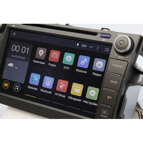 Штатная магнитола Ksize DVA-ZN7063 Toyota Corolla 2007 - 2012 Android 6.0.1