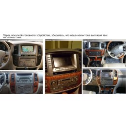 Штатная магнитола Ksize DVA-PH2720 для Lexus LX470 2003-2008 Android 6.0.1