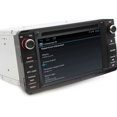 Штатная магнитола Ksize DVA-ZN7046L для Mitsubishi ASX 2013+, Lancer 2013+, Outlander III 2013-2020, Pajero Sport 2014+, L200 2015+, Pajero 4 2014+ на Android 4.2.2