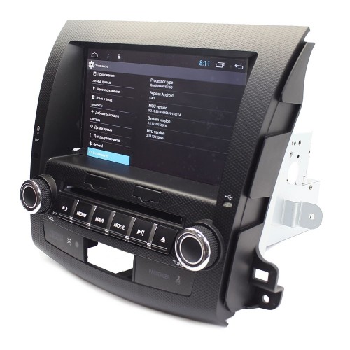Штатная магнитола Ksize DVA-PH6958 для Mitsubishi Outlander 2006-2012 на Android 6.0.1