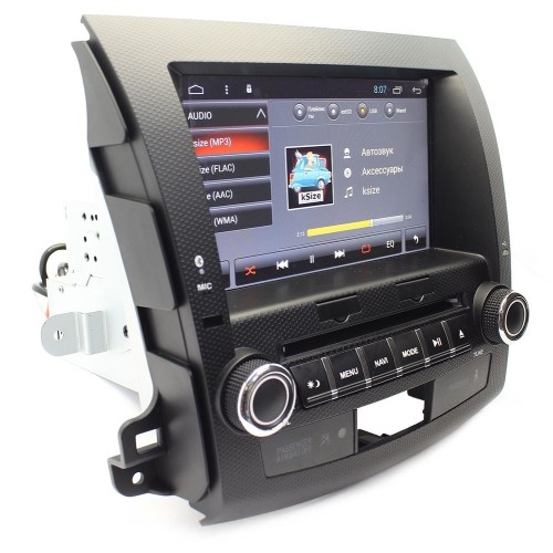 Штатная магнитола Ksize DVA-PH6958 для Mitsubishi Outlander 2006-2012 на Android 6.0.1