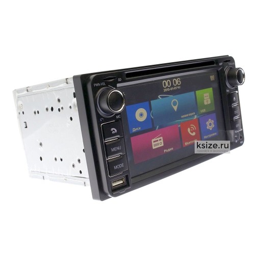 Штатная магнитола Ksize DV-J6229GPS для Toyota Universal на WinCE 6.0