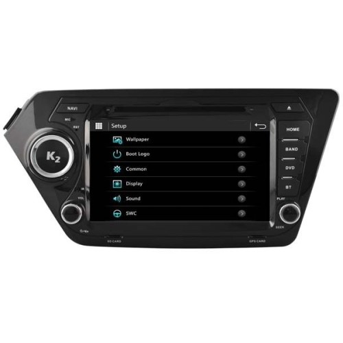 Штатная магнитола Ksize W2-E8582K для Kia Rio, K2 2011-2015