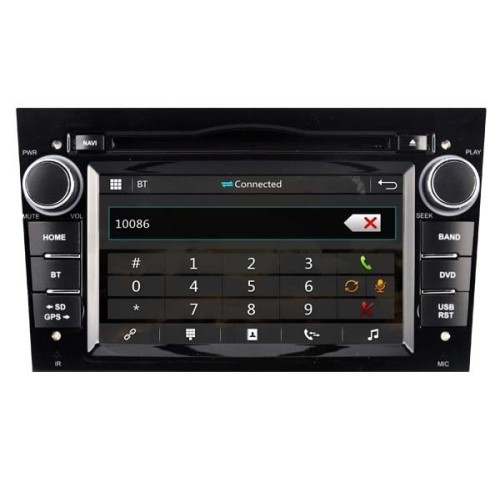 Штатная магнитола Ksize W2-E8828B для Opel Astra, Corsa (черная)