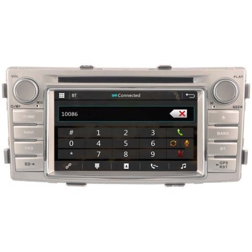 Штатная магнитола Ksize W2-E8138T для Toyota Hilux 2012+