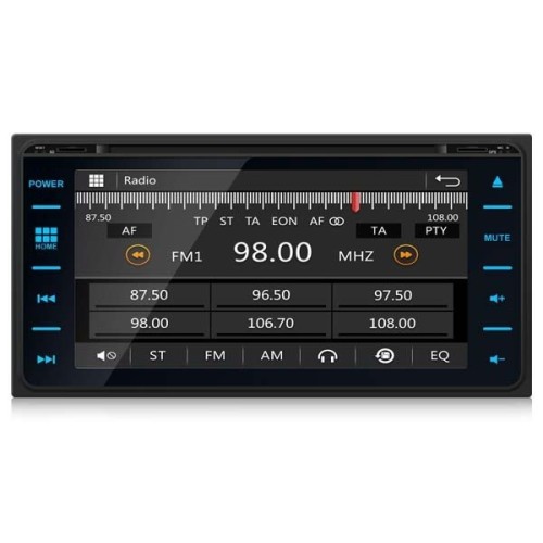 Штатная магнитола Ksize W2-E8149T для Toyota, Daihatsu универсальная (200x100 мм)