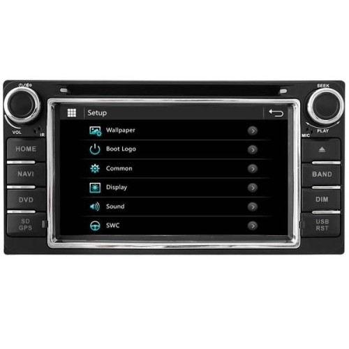 Штатная магнитола Ksize W2-E8158T для Toyota, Daihatsu универсальная (200x100 мм)