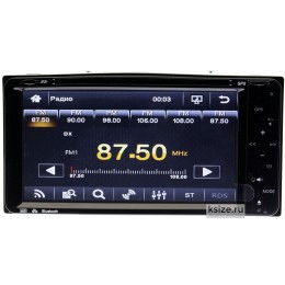 Штатная магнитола Ksize DV-J6916GPS Toyota, Daihatsu универсальная (200x100 мм)