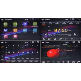 Штатная магнитола Ksize DV-J6916GPS Toyota, Daihatsu универсальная (200x100 мм)