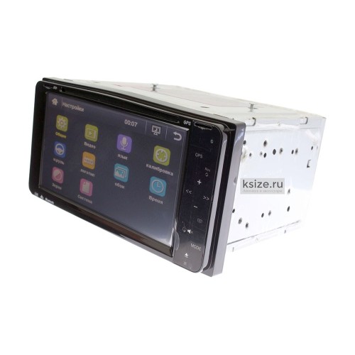 Штатная магнитола Ksize DV-J6916GPS Toyota, Daihatsu универсальная (200x100 мм)