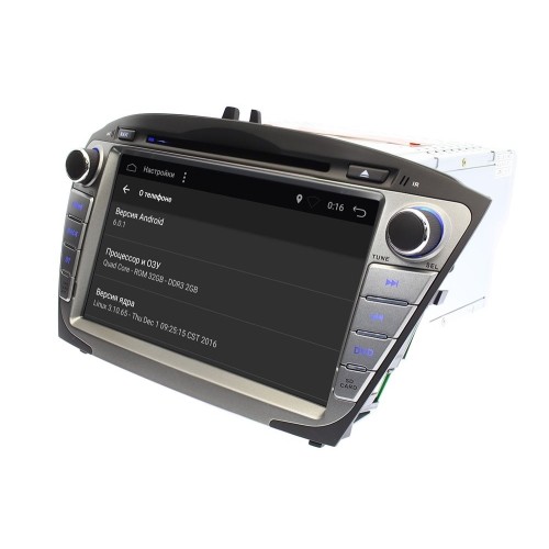 Штатная магнитола Ksize DVA-VS8A301MD для Hyundai ix35 2010-2015, Tucson II 2011-2015 на Android 6.0.1