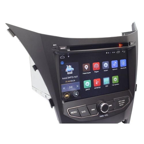 Автомагнитола Ksize DVA-ZN7055 SsangYong new Actyon, Corando 2013+ Android 6.0.1