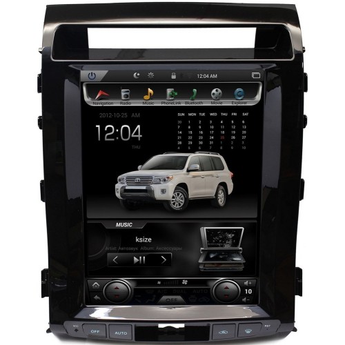 Штатная магнитола Ksize DVA-WL8053 для Toyota Land Cruiser 2013-2015 на Android 4.4.4