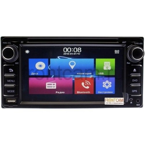 Штатная магнитола Ksize DV-J6229GPS для Toyota Universal на WinCE 6.0