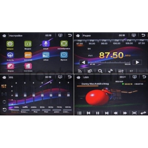 Штатная магнитола Ksize DV-J6229DVD для Toyota Universal на WinCE 6.0