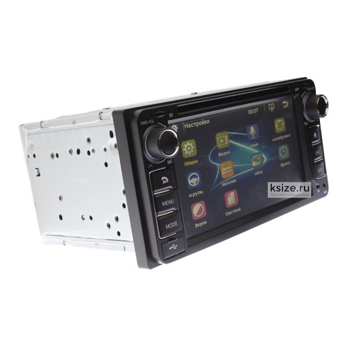Штатная магнитола Ksize DV-J6229DVD для Toyota Universal на WinCE 6.0