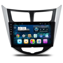Штатная магнитола Ksize DVA-PH1885 для Hyundai Solaris, Verna на Android 4.4.2