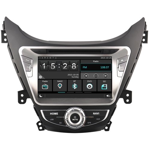 Штатная магнитола Ksize W2-E8258Y для Hyundai Elantra, Avante 2010-2014