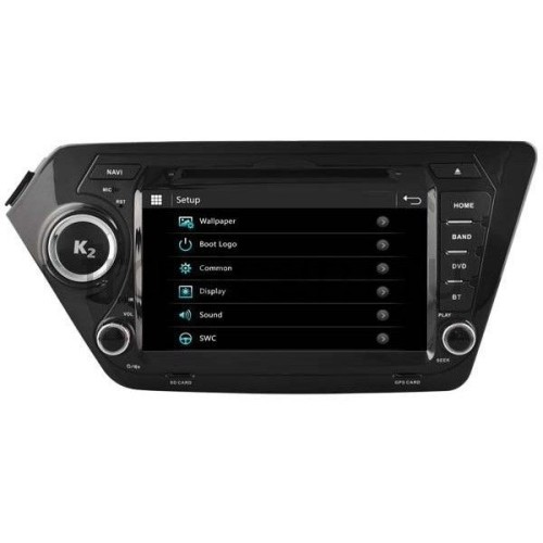 Штатная магнитола Ksize W2-E8582K для Kia Rio, K2 2011-2015