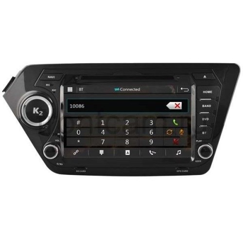 Штатная магнитола Ksize W2-E8582K для Kia Rio, K2 2011-2015
