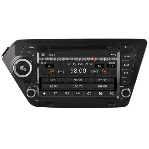 Штатная магнитола Ksize W2-E8582K для Kia Rio, K2 2011-2015