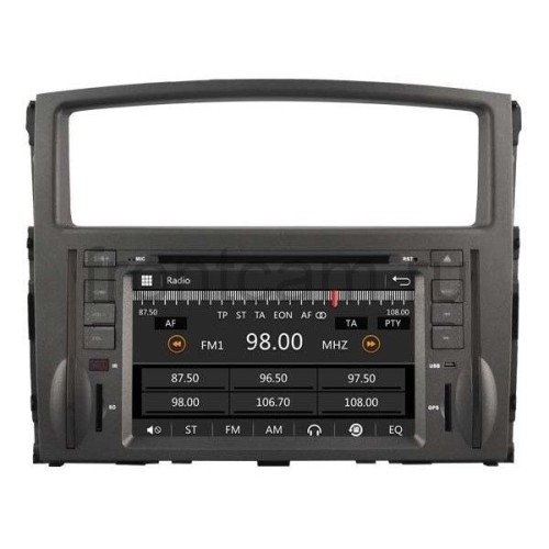 Штатная магнитола Ksize W2-E8846ZC для Mitsubishi Pajero IV 2006-2019