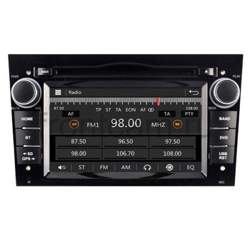 Штатная магнитола Ksize W2-E8828B для Opel Astra, Corsa (черная)