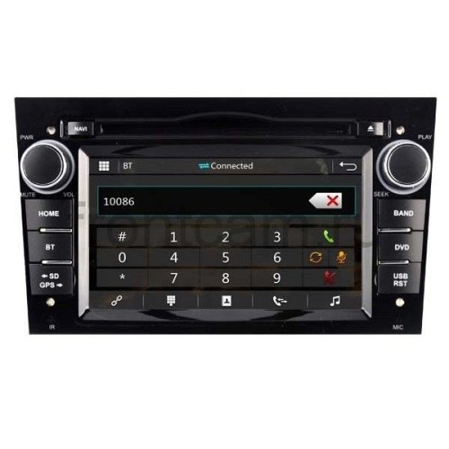 Штатная магнитола Ksize W2-E8828B для Opel Astra, Corsa (черная)