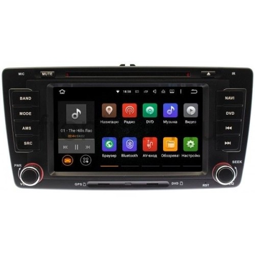 Штатная магнитола Ksize DVA-ZN7052 для Skoda Octavia II (A5) 2004-2013, Yeti I 2009-2017 Android 6.0.1