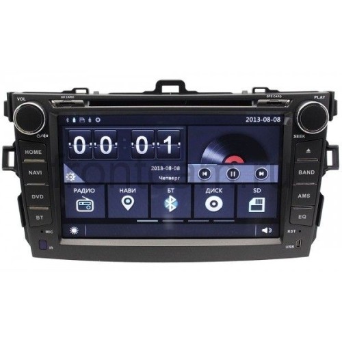 Штатная магнитола Ksize W2-E8124T для Toyota Corolla 2007-2012