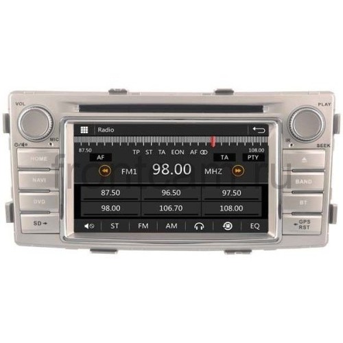 Штатная магнитола Ksize W2-E8138T для Toyota Hilux 2012+