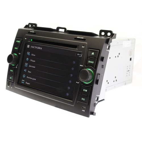 Штатная магнитола Ksize W2-E8129T для Toyota Land Cruiser Prado 120 2002-2009